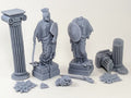 Temple antique — Piliers & Statues