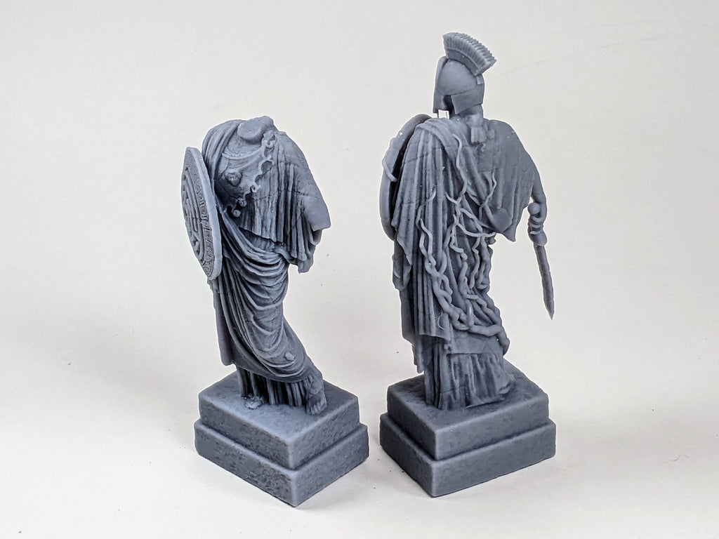 Temple antique — Piliers & Statues