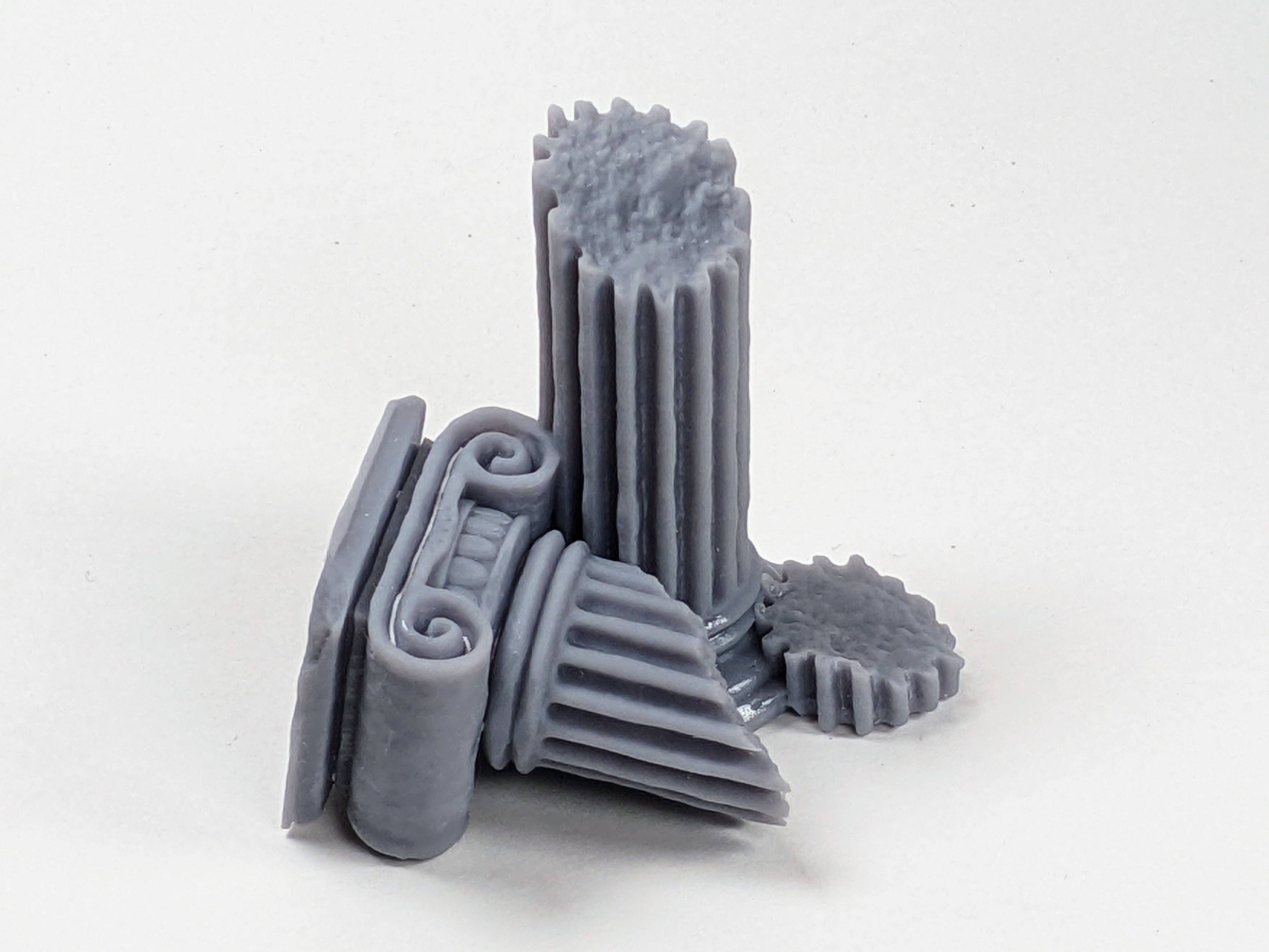 Temple antique — Piliers & Statues