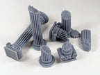 Temple antique — Piliers & Statues